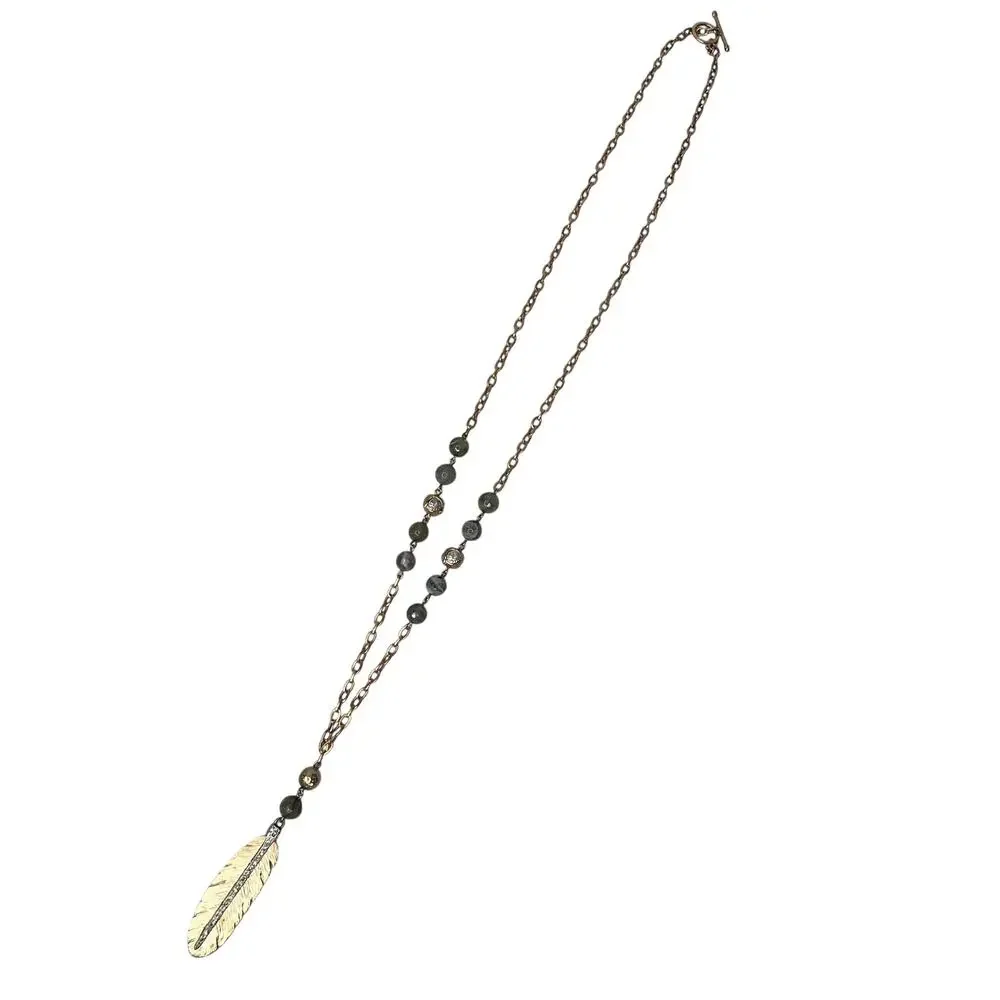 TAT2 Designs Feather Pendant Necklace